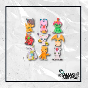 Set X 9 Digimon Adventure Anime Figura Modelo Pvc